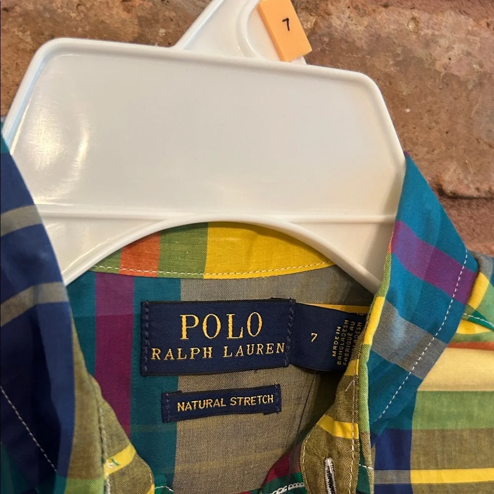Ralph Lauren Multicolor Plaid Kids Shirt